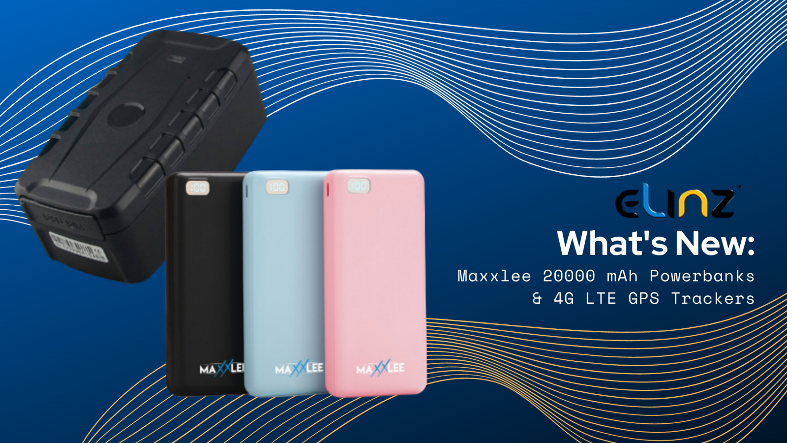 4G LTE Tracker & Maxxlee Powerbank blog banner